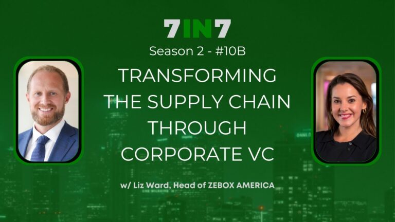 Transforming The Supply Chain Through Corporate VC With Liz Ward, Part 2