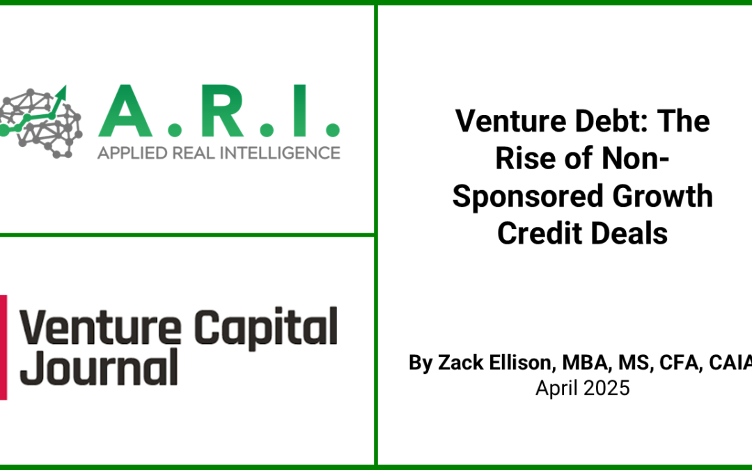 Venture Debt: The Rise of Non-Sponsored Growth Credit Deals