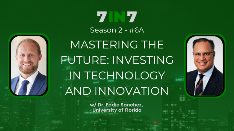 Mastering The Future – Investing In Technology And Innovation With Dr. Eddie Sanchez, Part 1